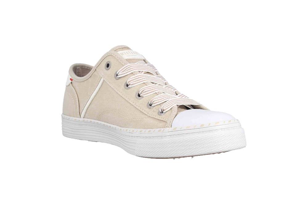 Mustang Shoes Halbschuhe In Übergrößen Beige 1376-303-243 Große Damenschuhe