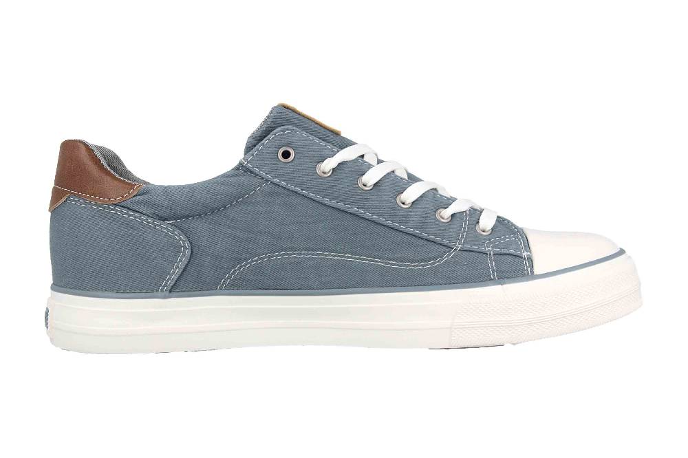 Mustang Shoes Halbschuhe In Übergrößen Blau 1272-307-875 Große Damenschuhe