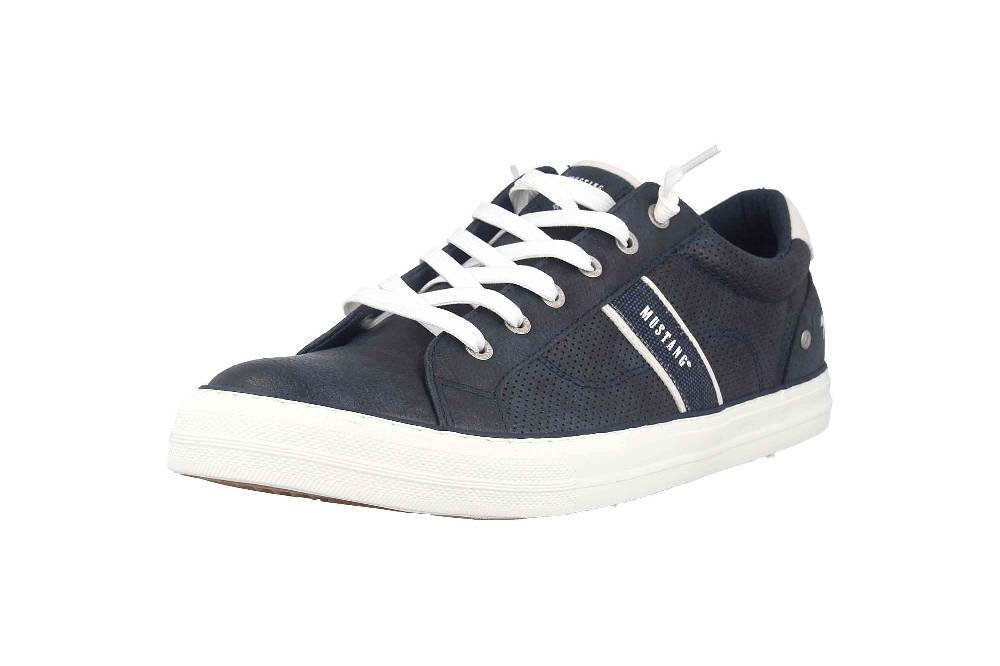 Mustang Shoes Halbschuhe In Übergrößen Blau 4180-308-820 Große Herrenschuhe