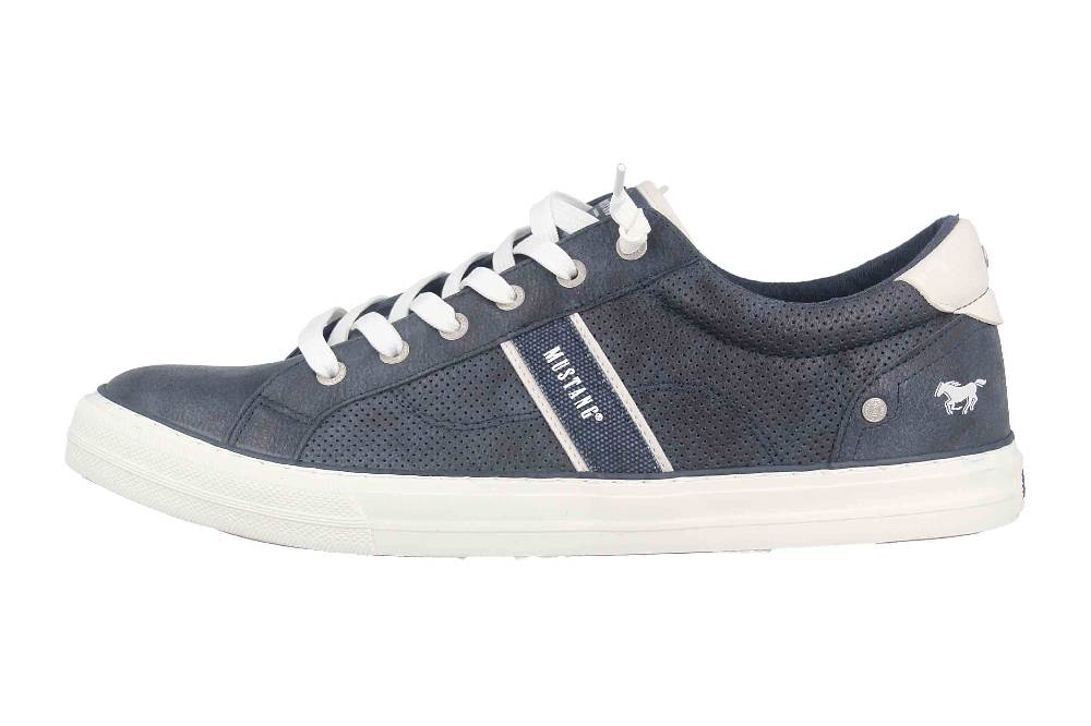 Mustang Shoes Halbschuhe in Übergrößen Blau 4180-308-820 große Herrenschuhe