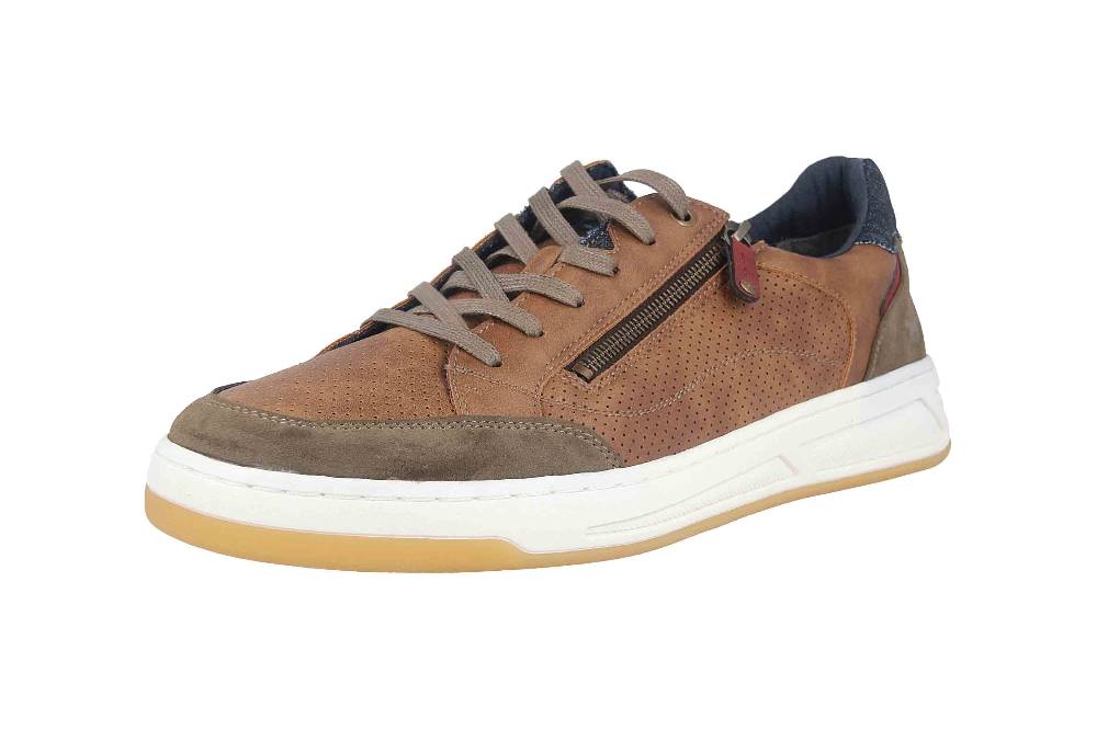 Mustang Shoes Halbschuhe In Übergrößen Braun 4187-303-307 Große Herrenschuhe