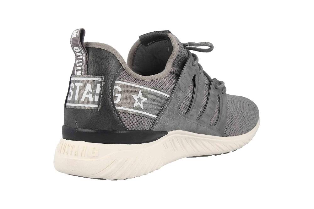 Mustang Shoes Halbschuhe In Übergrößen Grau 4132-304-2 Große Herrenschuhe