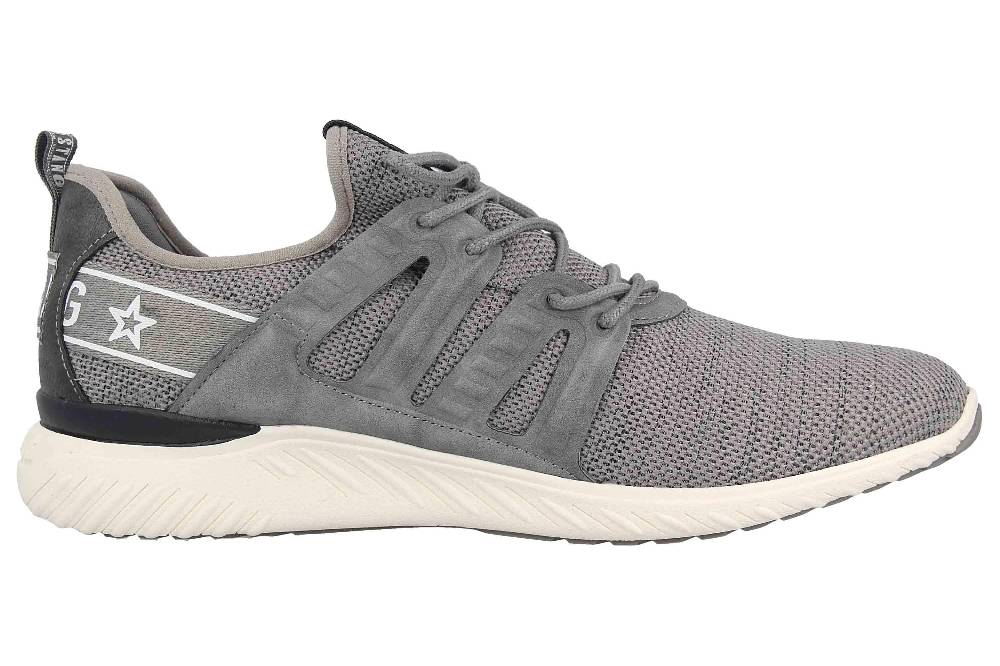 Mustang Shoes Halbschuhe In Übergrößen Grau 4132-304-2 Große Herrenschuhe