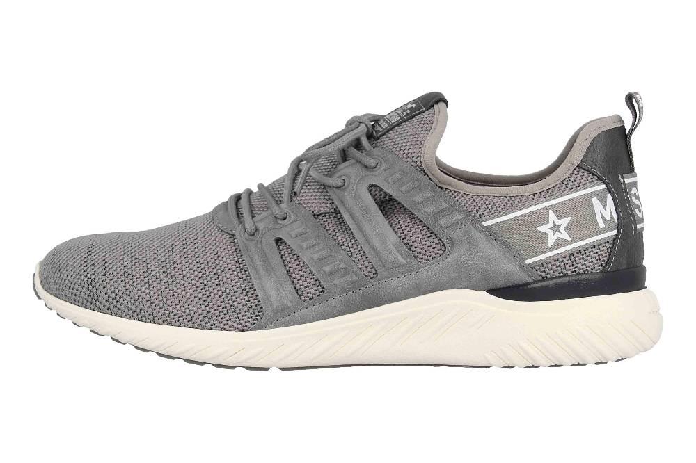 Mustang Shoes Halbschuhe in Übergrößen Grau 4132-304-2 große Herrenschuhe