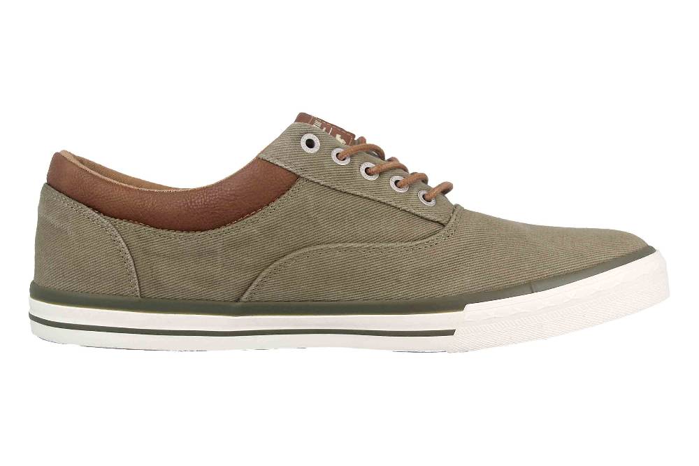 Mustang Shoes Halbschuhe In Übergrößen Grün 4072-315-777 Große Herrenschuhe