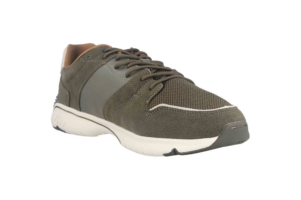 Mustang Shoes Halbschuhe In Übergrößen Grün 4180-308-77 Große Herrenschuhe