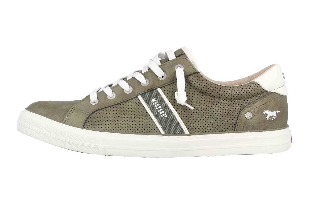Mustang Shoes Halbschuhe in Übergrößen Grün 4180-308-77 große Herrenschuhe