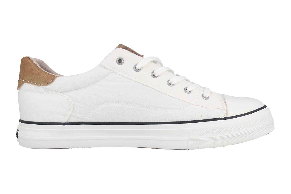 Mustang Shoes Halbschuhe In Übergrößen Weiß 1272-307-1 Große Damenschuhe