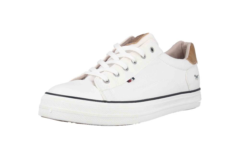 Mustang Shoes Halbschuhe In Übergrößen Weiß 1272-307-1 Große Damenschuhe