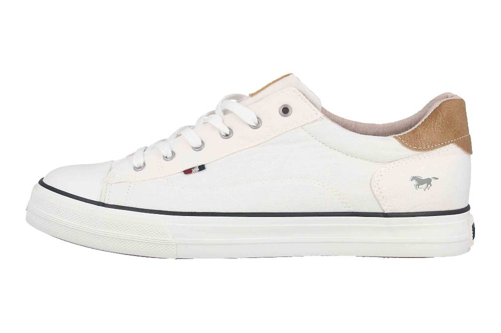 Mustang Shoes Halbschuhe in Übergrößen Weiß 1272-307-1 große Damenschuhe