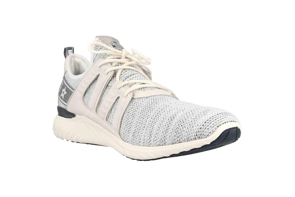 Mustang Shoes Halbschuhe In Übergrößen Weiß 4132-304-100 Große Herrenschuhe