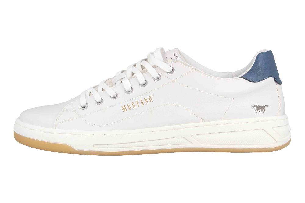 Mustang Shoes Halbschuhe in Übergrößen Weiß 4187-302-203 große Herrenschuhe