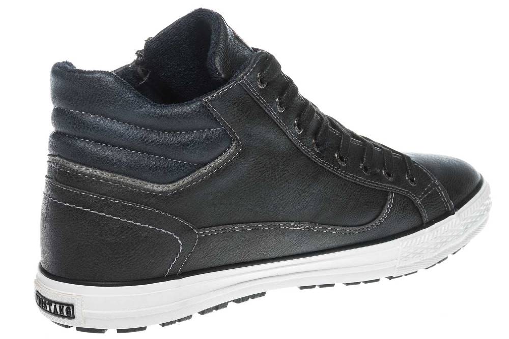 Mustang Shoes High Top Sneaker In Übergrößen Graphit 4129-502-259 Große Herrenschuhe