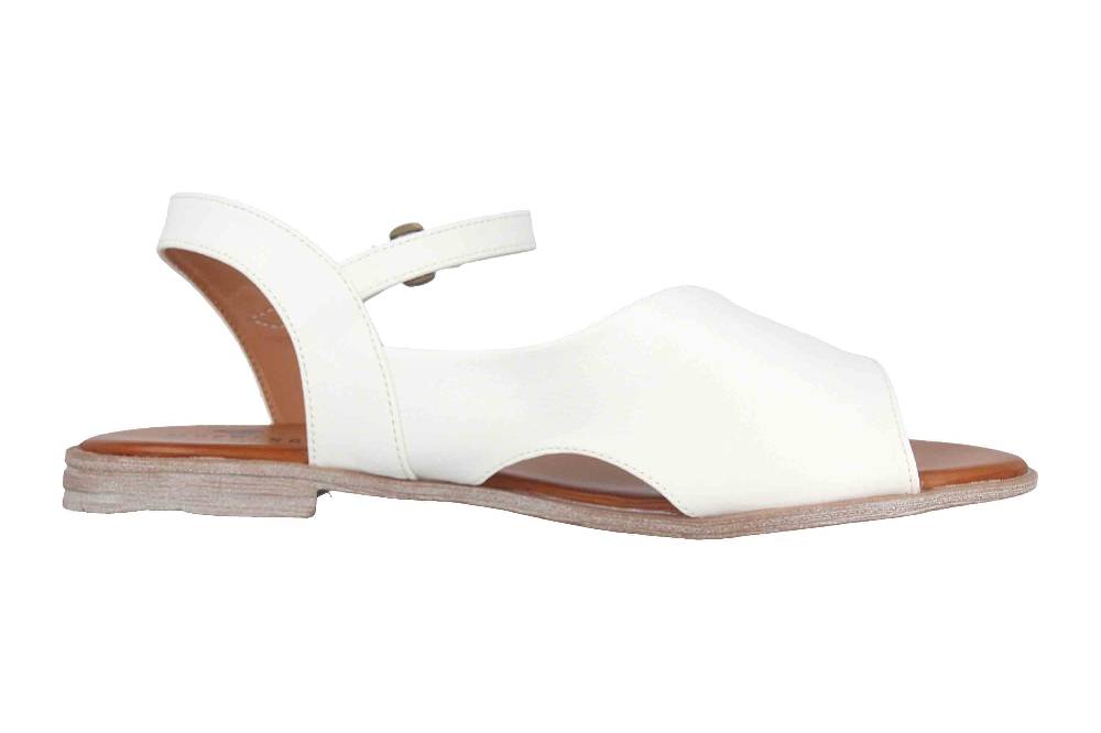 Mustang Shoes Sandalen In Übergrößen Weiß 1388-807-1 Große Damenschuhe