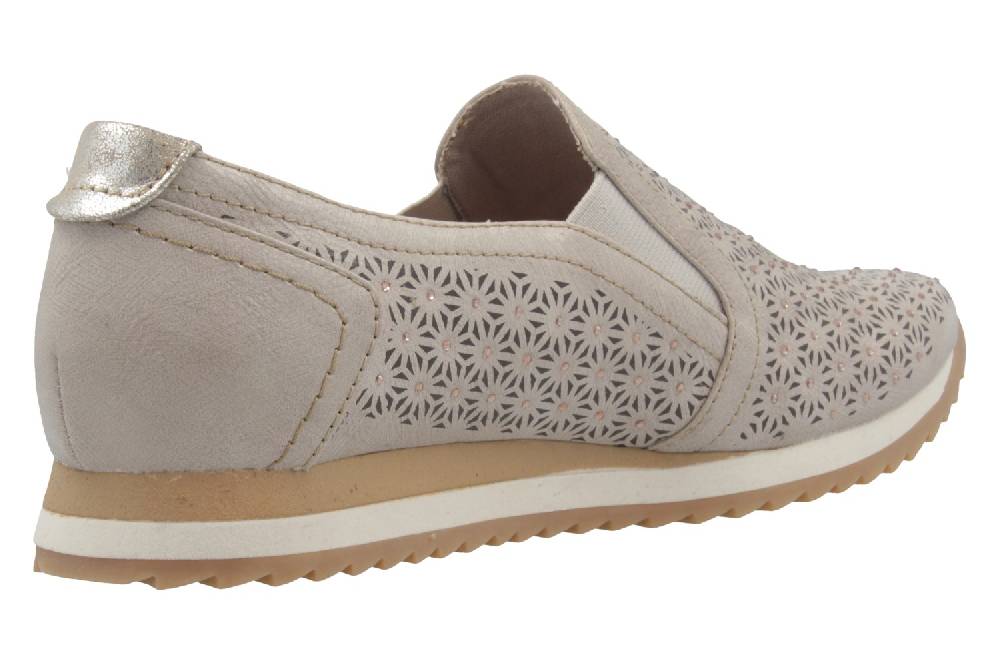Mustang Shoes Slipper In Übergrößen Beige 1237-401-4 Große Damenschuhe