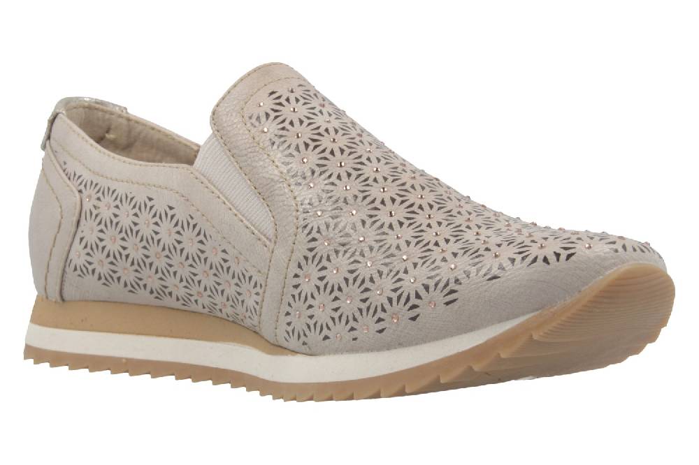 Mustang Shoes Slipper In Übergrößen Beige 1237-401-4 Große Damenschuhe