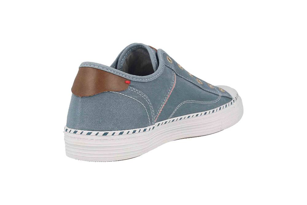 Mustang Shoes Slipper In Übergrößen Blau 1376-401-807 Große Damenschuhe