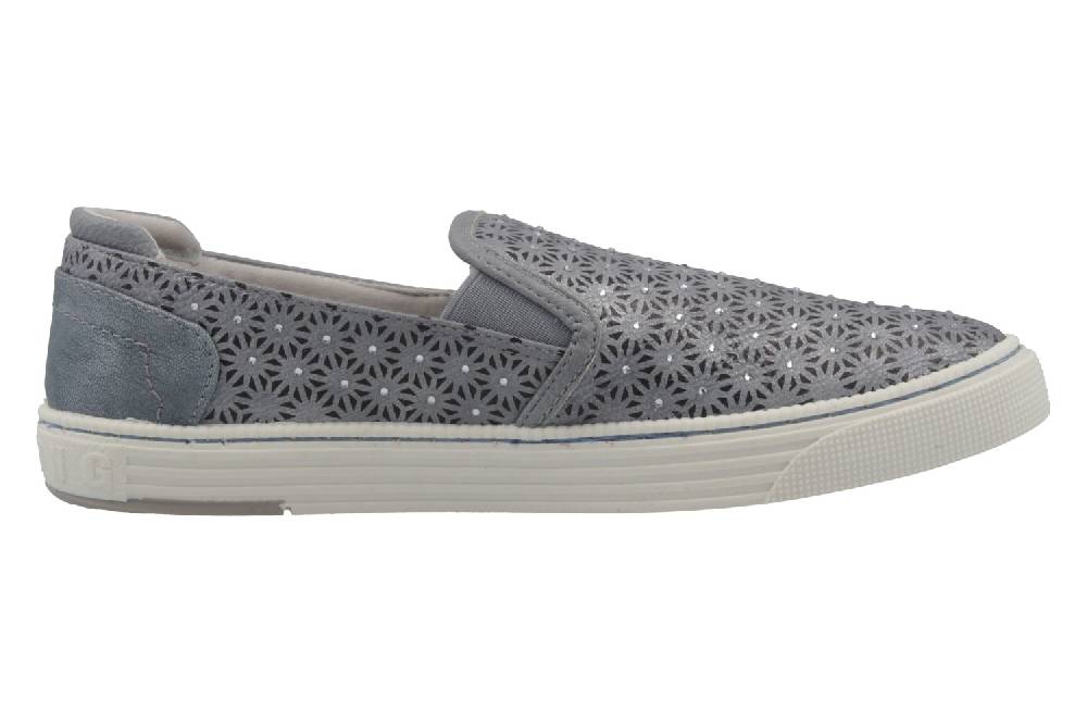 Mustang Shoes Slipper In Übergrößen Grau 1246-401-2 Große Damenschuhe
