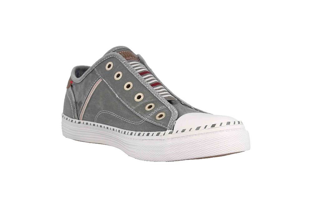 Mustang Shoes Slipper In Übergrößen Grau 1376-401-72 Große Damenschuhe