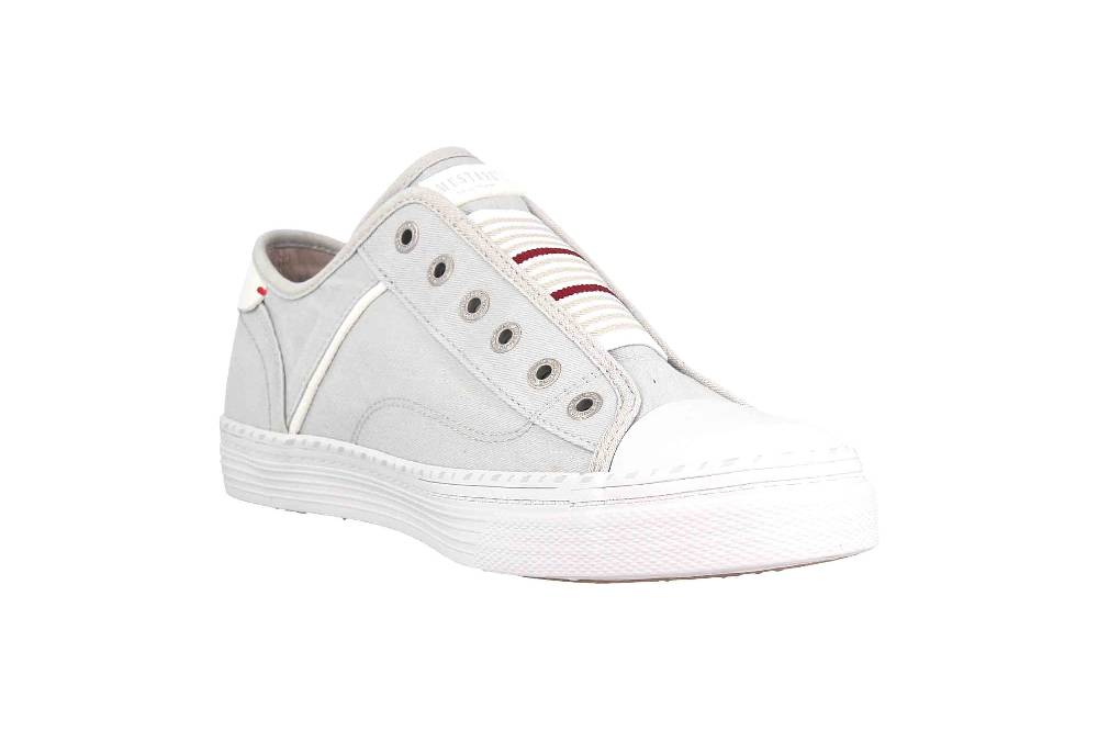 Mustang Shoes Slipper In Übergrößen Grau 1376-402-22 Große Damenschuhe