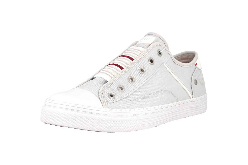 Mustang Shoes Slipper In Übergrößen Grau 1376-402-22 Große Damenschuhe