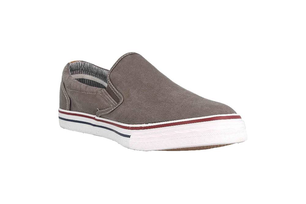Mustang Shoes Slipper In Übergrößen Grau 4147-401-2 Große Herrenschuhe
