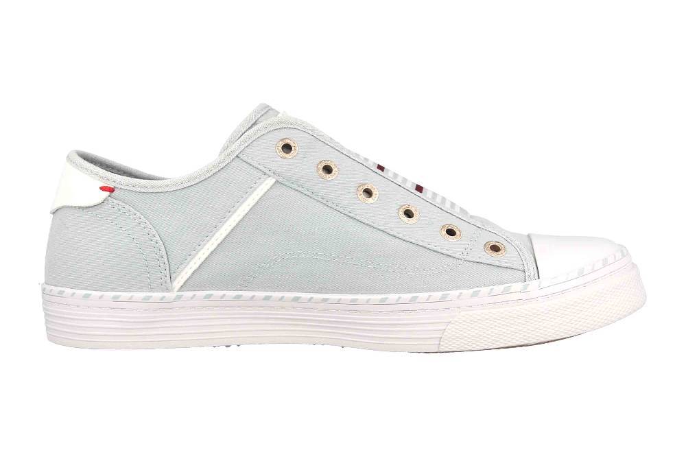 Mustang Shoes Slipper In Übergrößen Grün 1376-402-706 Große Damenschuhe