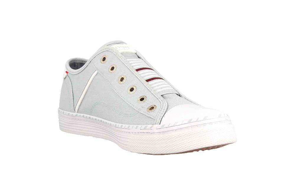 Mustang Shoes Slipper In Übergrößen Grün 1376-402-706 Große Damenschuhe