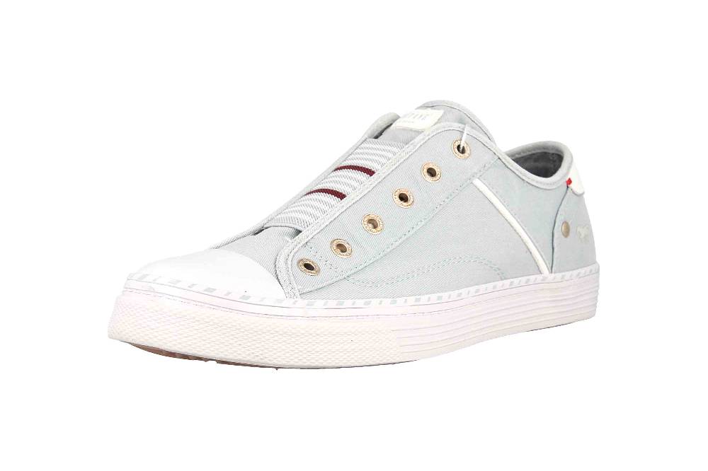 Mustang Shoes Slipper In Übergrößen Grün 1376-402-706 Große Damenschuhe