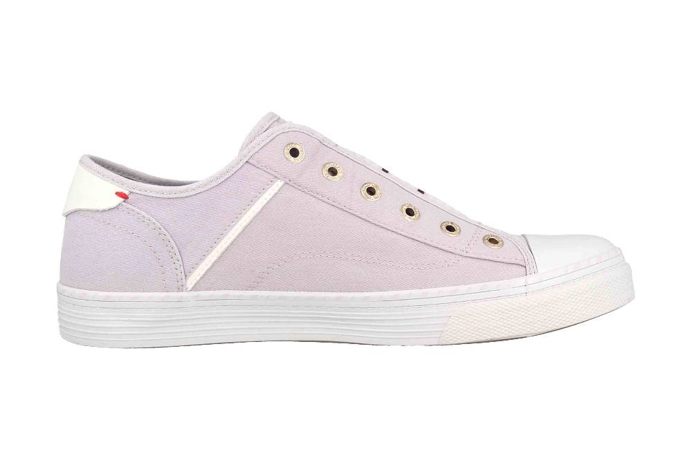 Mustang Shoes Slipper In Übergrößen Lila 1376-402-850 Große Damenschuhe