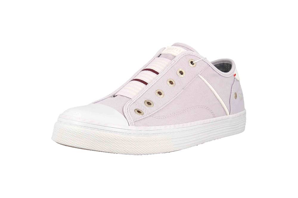 Mustang Shoes Slipper In Übergrößen Lila 1376-402-850 Große Damenschuhe