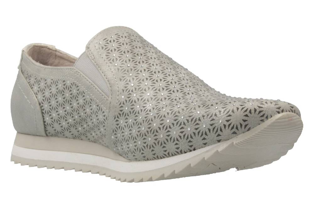 Mustang Shoes Slipper In Übergrößen Silber 1237-401-21 Große Damenschuhe