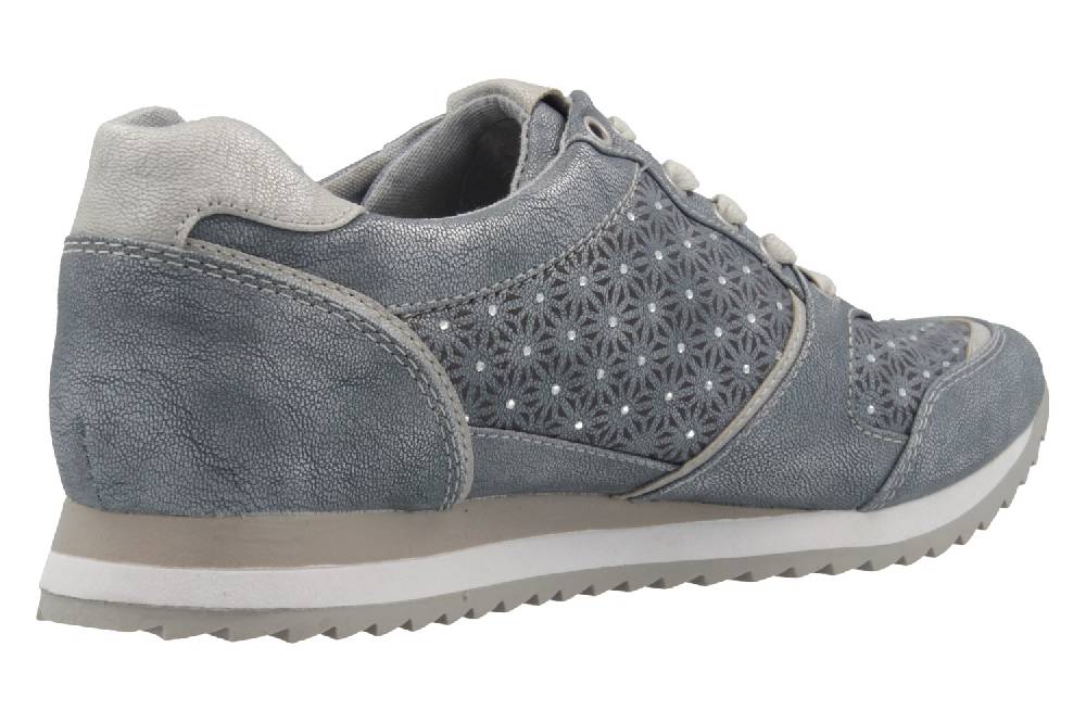 Mustang Shoes Sneaker In Übergrößen Blau 1237-301-852 Große Damenschuhe