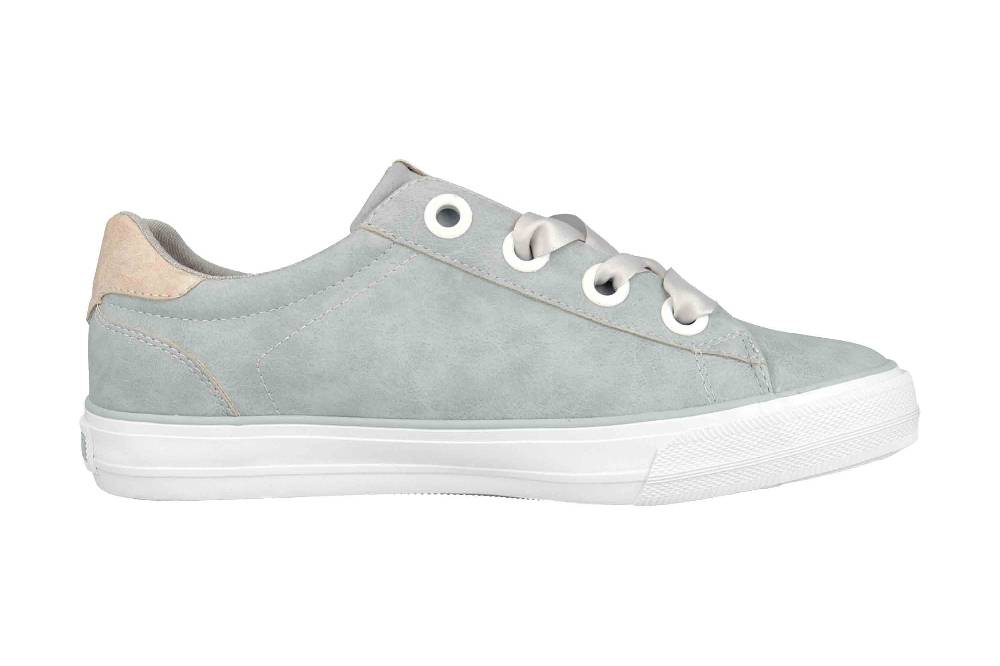 Mustang Shoes Sneaker In Übergrößen Blau 1272-302-852 Große Damenschuhe