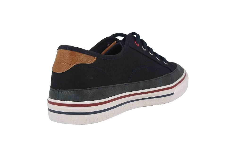 Mustang Shoes Sneaker In Übergrößen Blau 1354-301-820 Große Damenschuhe