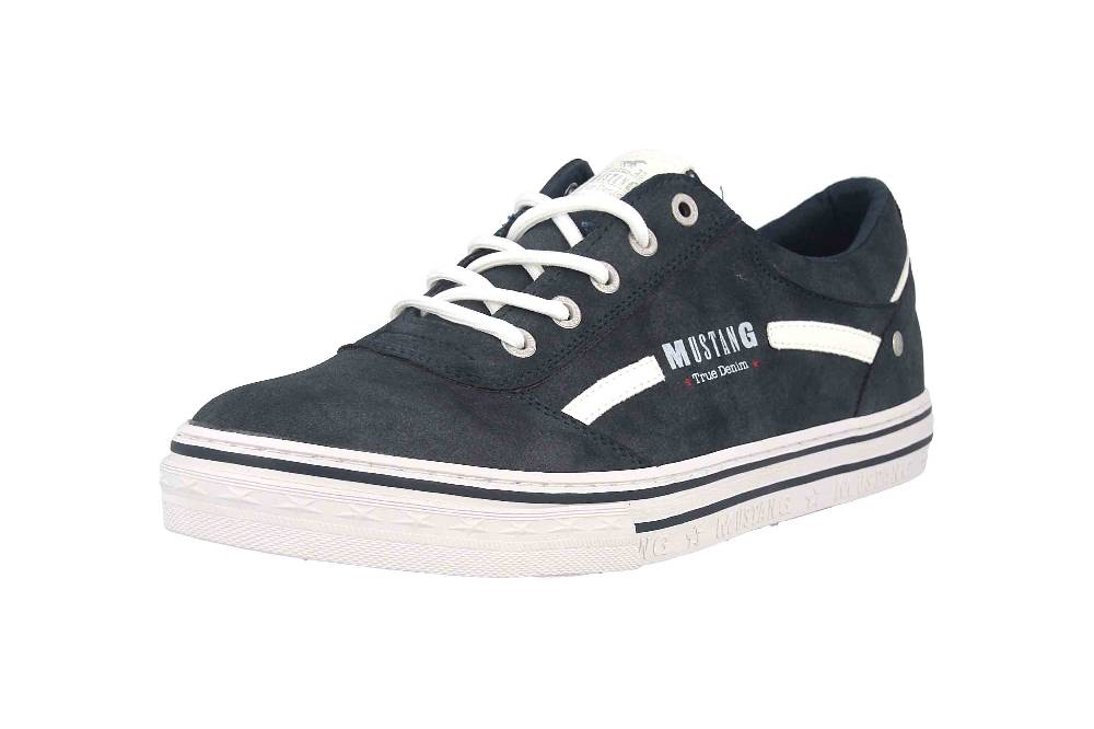 Mustang Shoes Sneaker In Übergrößen Blau 1354-314-820 Große Damenschuhe