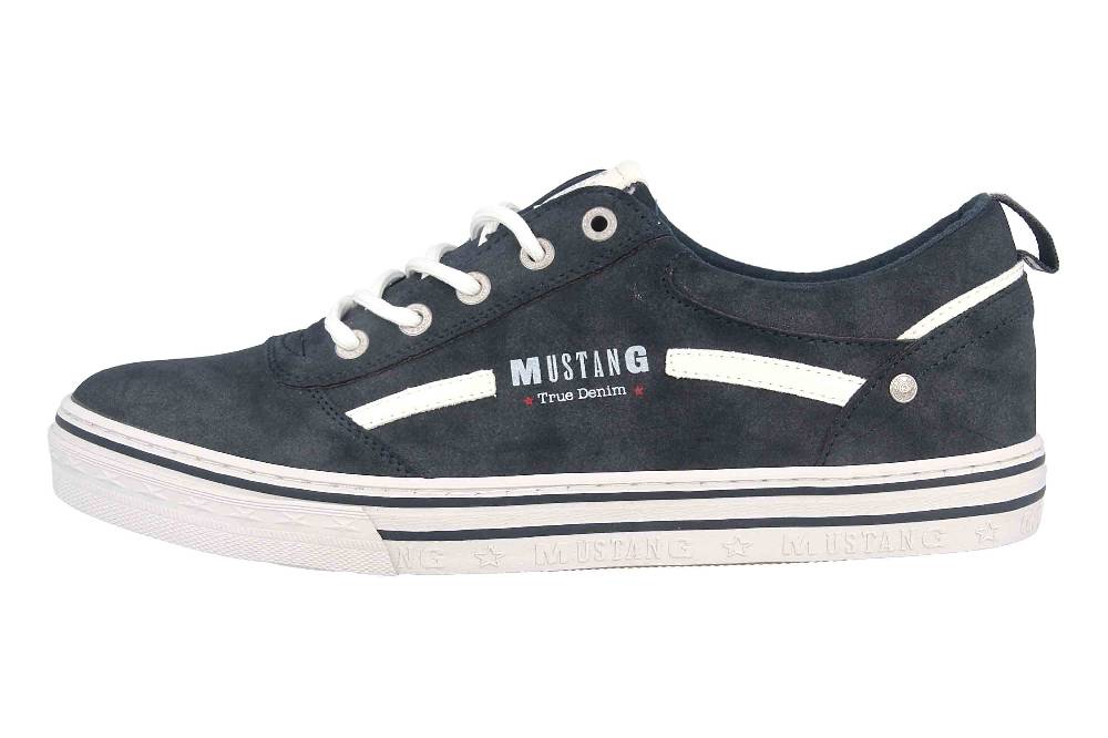 Mustang Shoes Sneaker in Übergrößen Blau 1354-314-820 große Damenschuhe