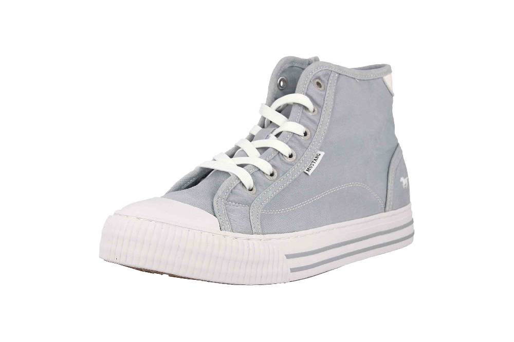 Mustang Shoes Sneaker In Übergrößen Blau 1420-504-896 Große Damenschuhe