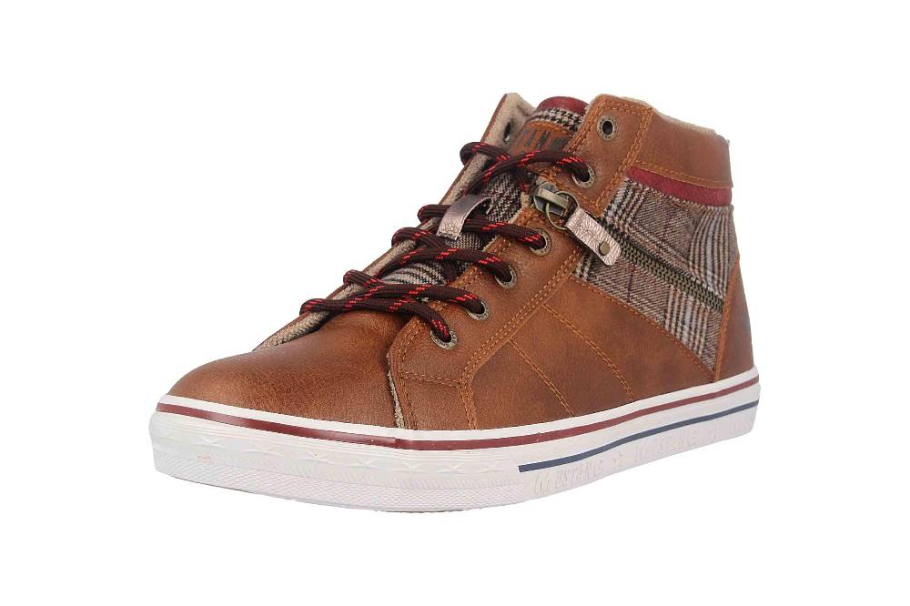 Mustang Shoes Sneaker In Übergrößen Braun 1354-504-307 Große Damenschuhe
