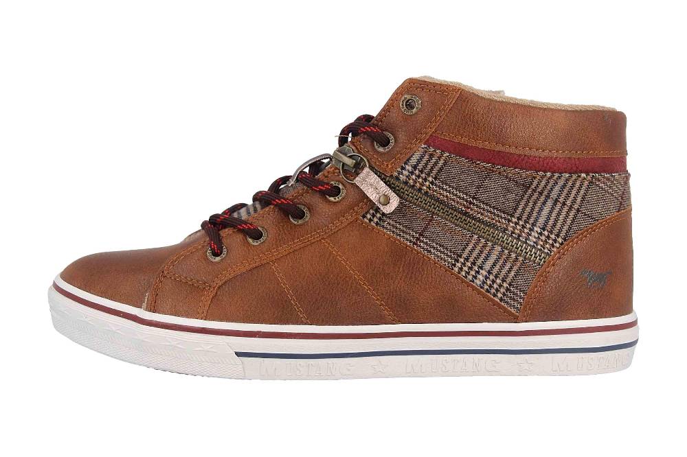 Mustang Shoes Sneaker in Übergrößen Braun 1354-504-307 große Damenschuhe