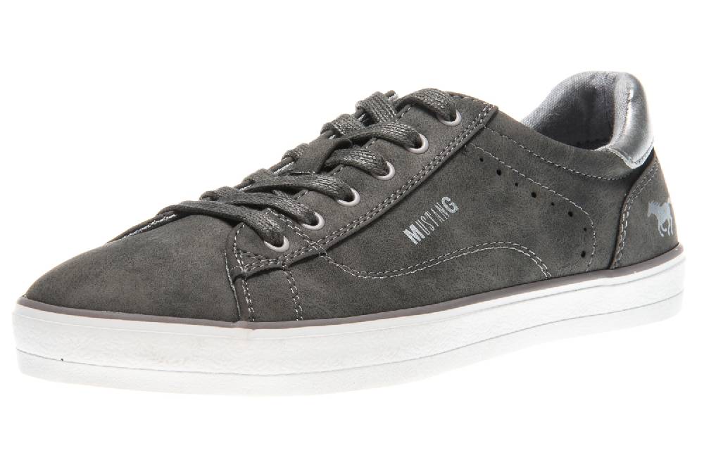 Mustang Shoes Sneaker in Übergrößen dunkelgrau 1267-301-20 große Damenschuhe