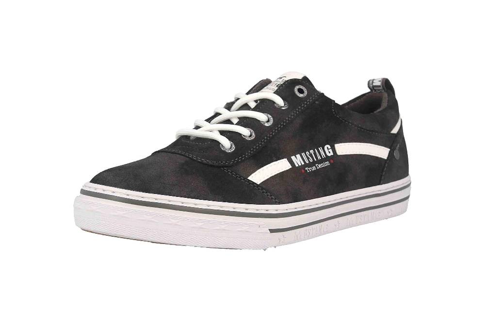Mustang Shoes Sneaker In Übergrößen Grau 1354-312-20 Große Damenschuhe