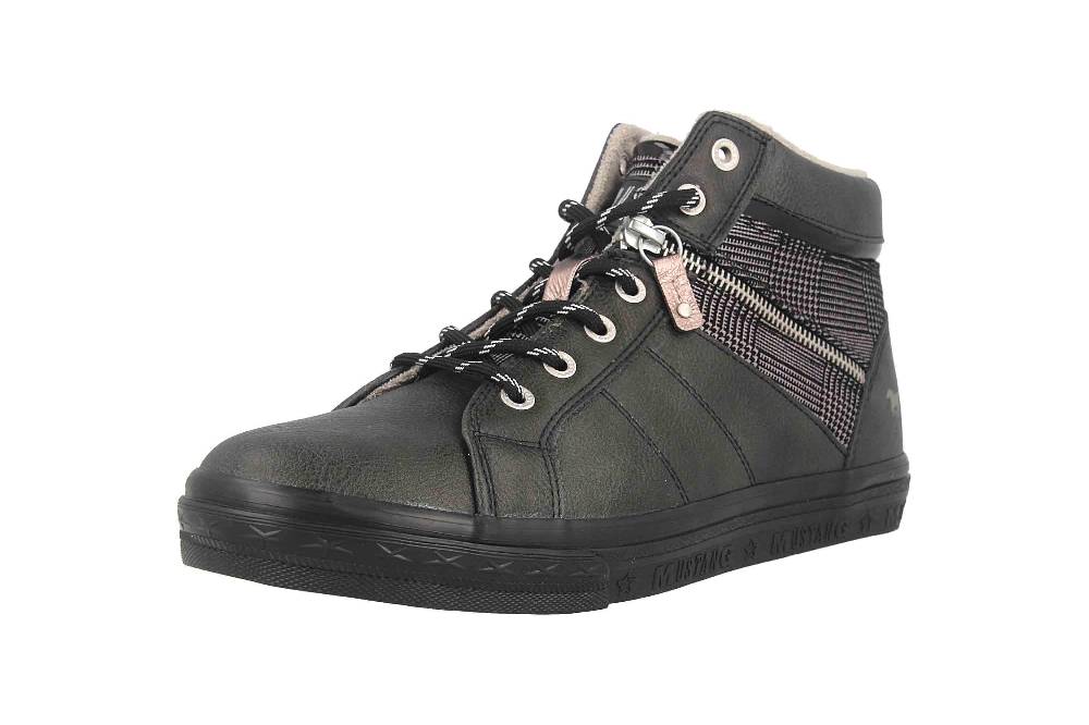 Mustang Shoes Sneaker In Übergrößen Grau 1354-504-918 Große Damenschuhe