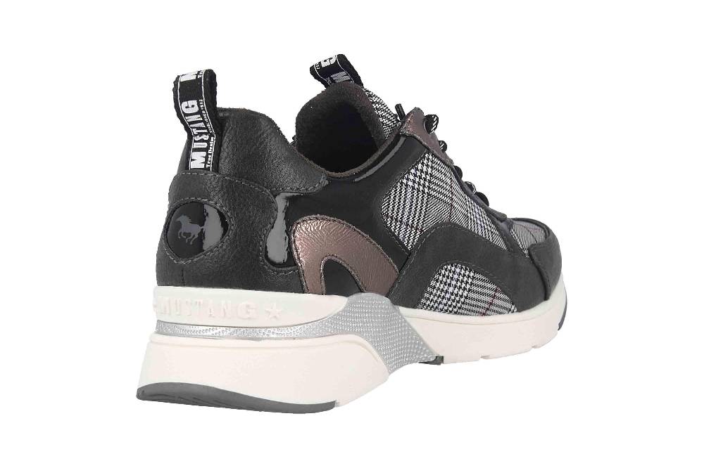 Mustang Shoes Sneaker In Übergrößen Grau 1358-304-265 Große Damenschuhe