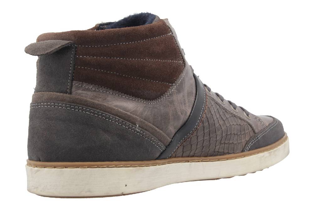 Mustang Shoes Sneaker In Übergrößen Grau 4901-502-20 Große Herrenschuhe