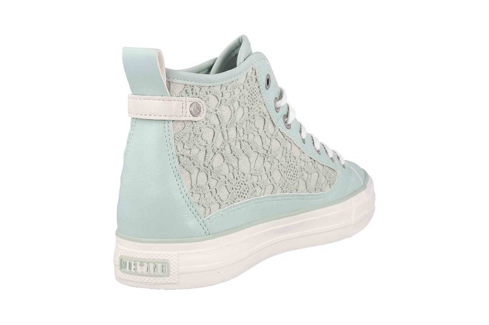 Mustang Shoes Sneaker In Übergrößen Grün 1272-502-706 Große Damenschuhe