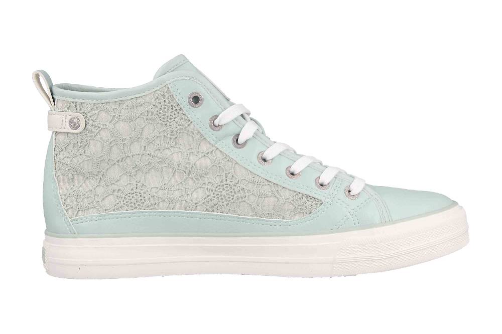 Mustang Shoes Sneaker In Übergrößen Grün 1272-502-706 Große Damenschuhe