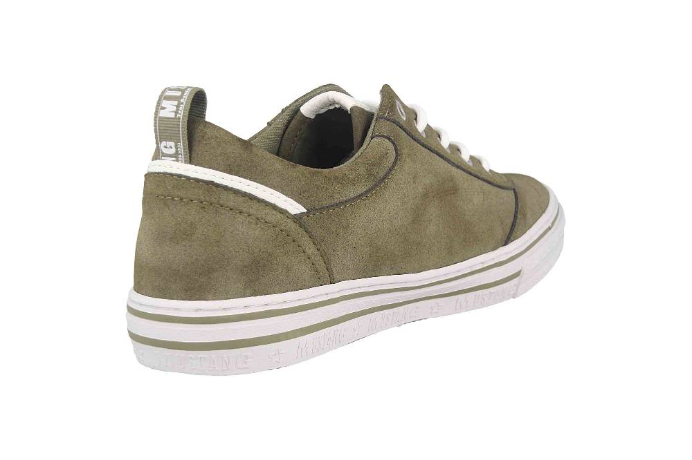 Mustang Shoes Sneaker In Übergrößen Grün 1354-314-77 Große Damenschuhe