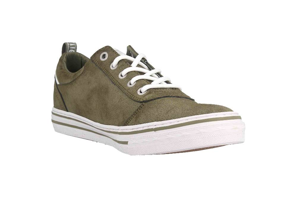 Mustang Shoes Sneaker In Übergrößen Grün 1354-314-77 Große Damenschuhe