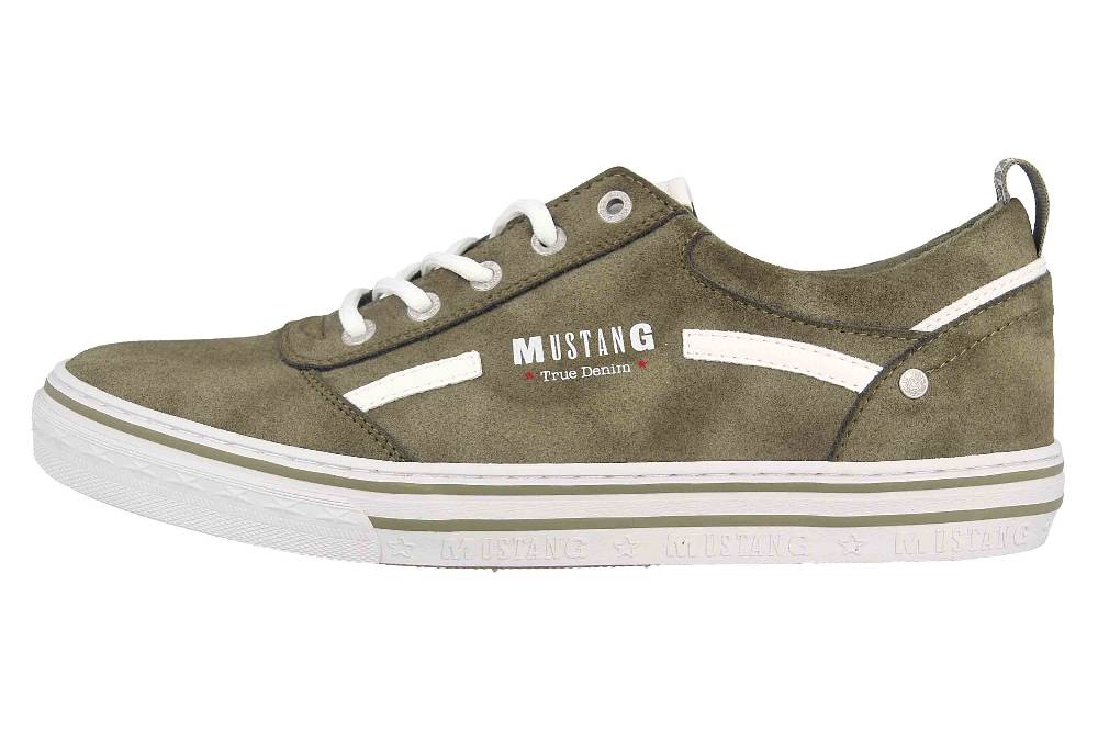 Mustang Shoes Sneaker in Übergrößen Grün 1354-314-77 große Damenschuhe